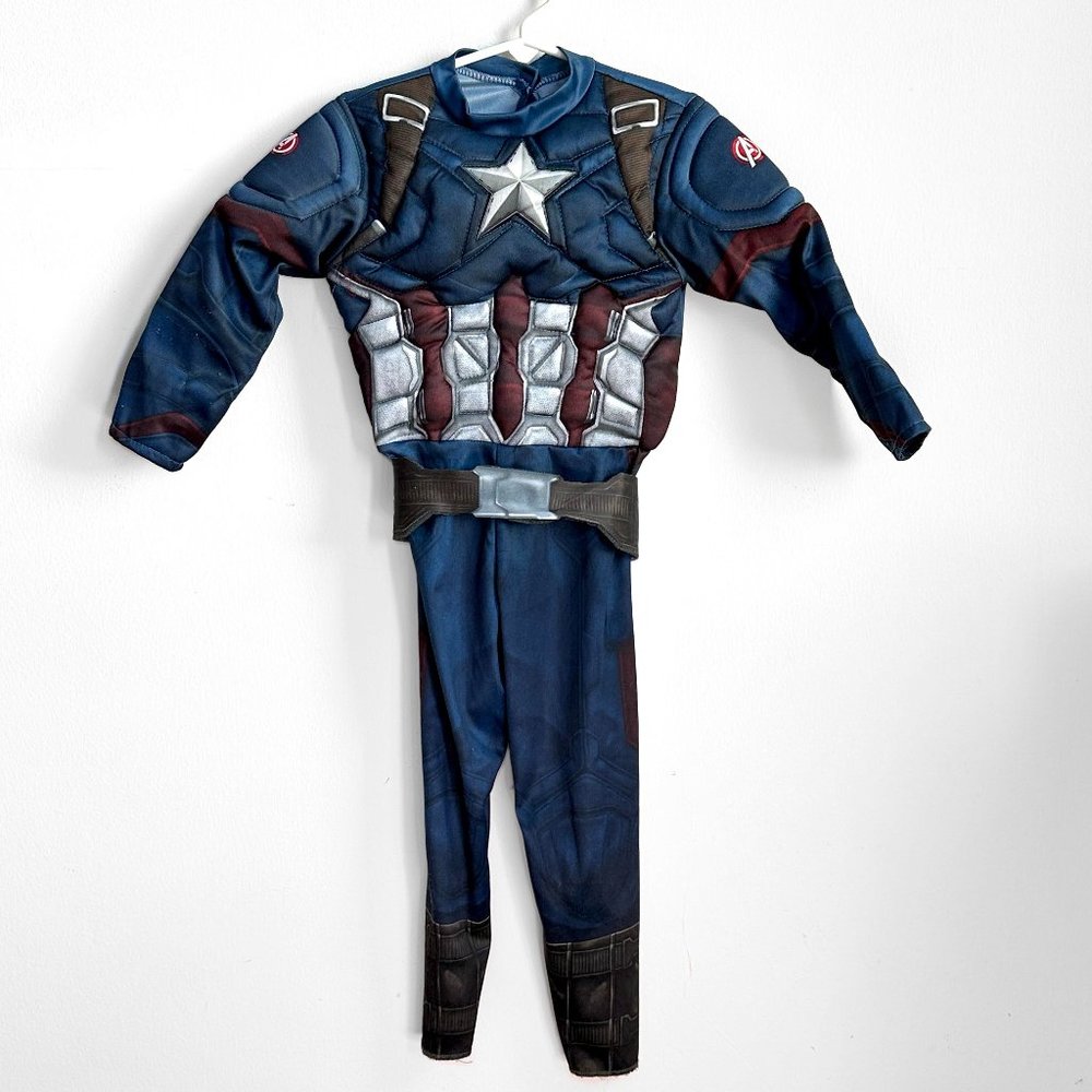 Marvel Captain America Costume with Mask and Shield - Extra Small